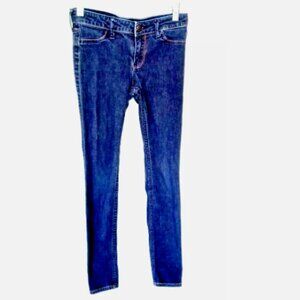 Hollister Junior Jean Jegging size 0S 24x27Low Rise Dark Blue Skinny